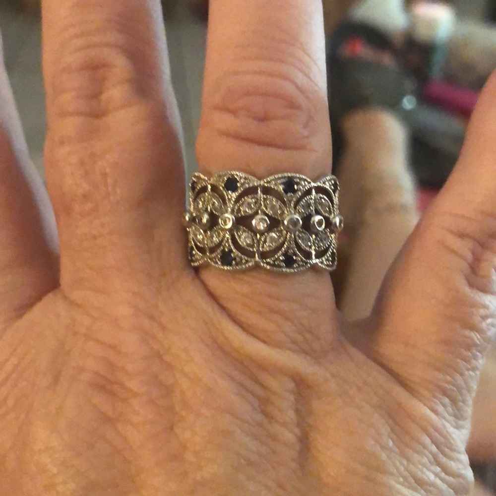 ESPO ring sterling silver and CZ